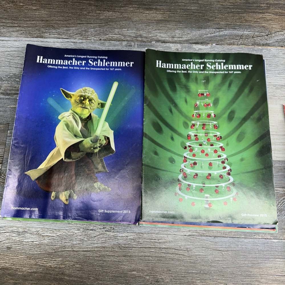 Hammacher Schlemmer Catalogs Lot Of 16 2015 Toys Gifts Mail Order - Picture 5 of 16